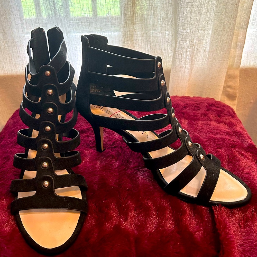 Sole Society Fishbone Kitten heels 8.5